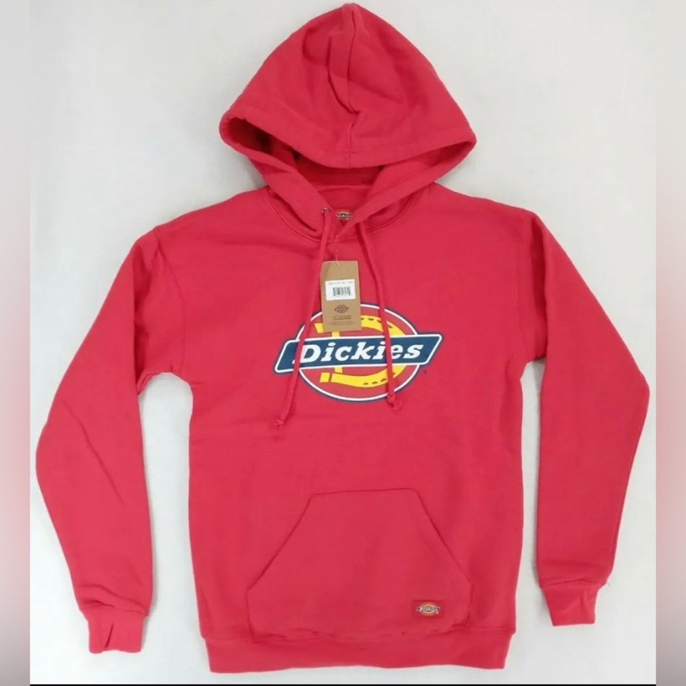 Dickies Red Pullover Red Hoodie Sweatshirt Juniors Relaxed Size XS - NWT